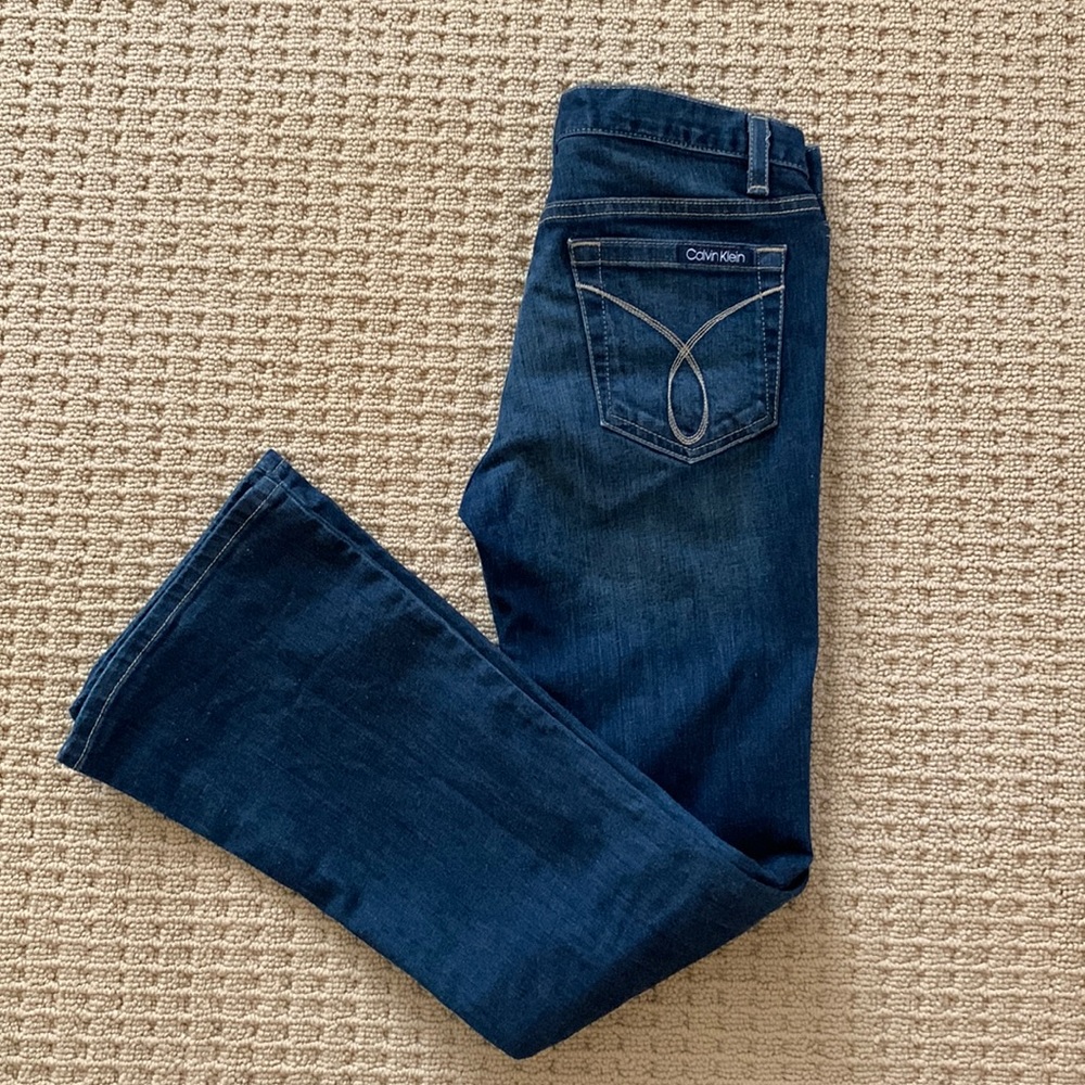 Calvin Klein Flare Jeans, size 2